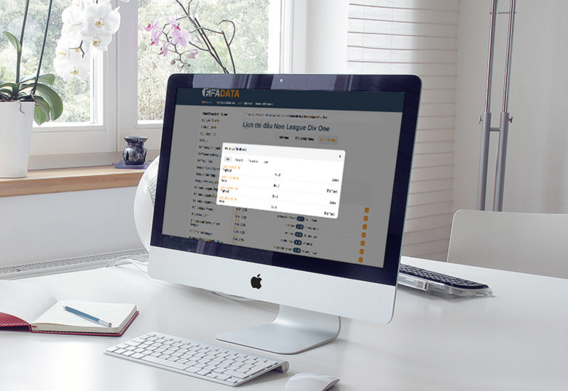 Tính năng lọc theo đội bóng và giải đấu tiện lợi của Fifadata.com